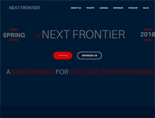 Tablet Screenshot of nextfrontier.org